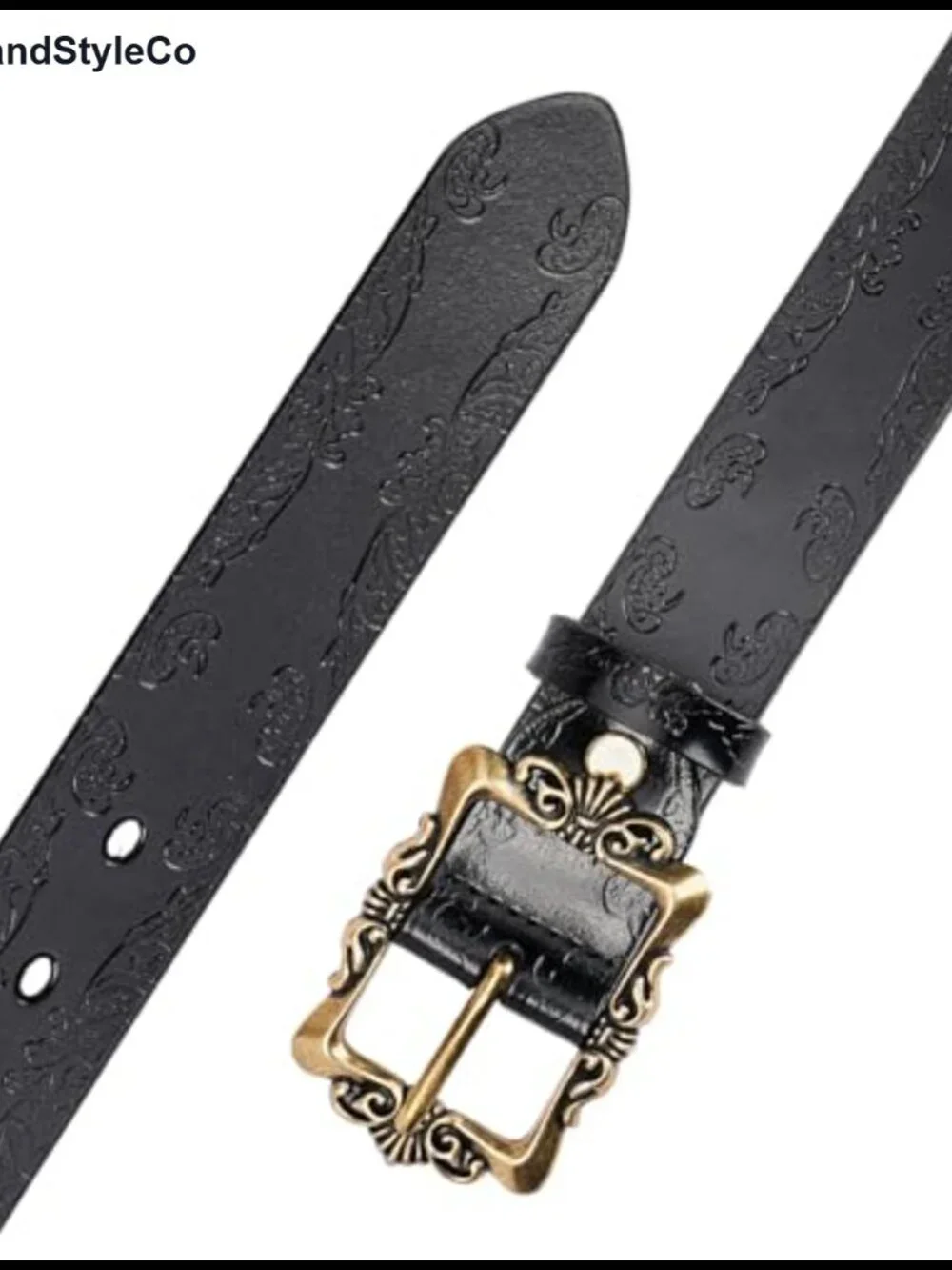Women's Leather Belt Fashion Soft Waist Belt with Pin Buckle for Jeans Dress